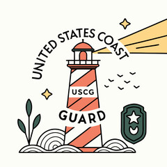 vector illustration of lighthouse