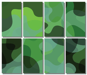 Abstract wavy set background.