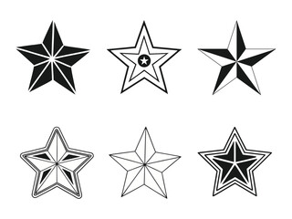 set of star burst icons