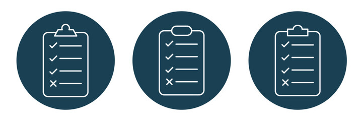 Checklist Icon Vector. Task Management  Symbol Design . Survey icon vector solid logo illustration.   line style for graphic design, Website . eps 10 