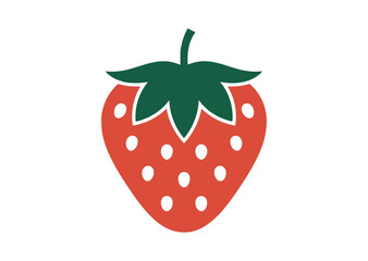 Obraz premium Strawberry Vector Illustration, Strawberry Icon