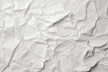 Fototapeta premium White crumpled paper poster background