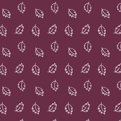 Geometric Leaves Vector Seamless Pattern.  Abstract Leaf Texture Background for fabric prints, wallpaper, wrapping paper, stationery, digital artwork, branding, and web design.
