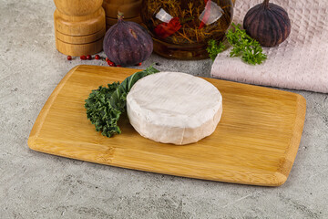 Gourmet round creamy Camembert cheese