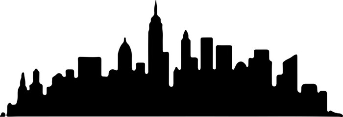 City Skyline, Urban Silhouette, Cityscape Art,  Bundle