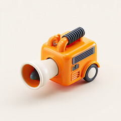 Fototapeta premium Hyper-Cubic Mobile Power Unit