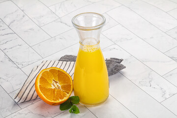 Fresh Orange juice with fruit