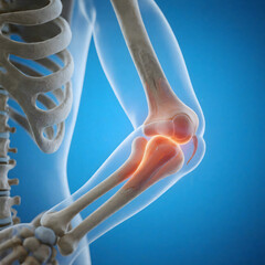 3D rendered illustration of arm pain