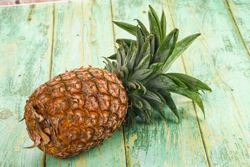 Ripe sweet juicy pineapple fruit