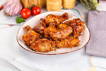 Buffalo chicken wings barbecue sauce