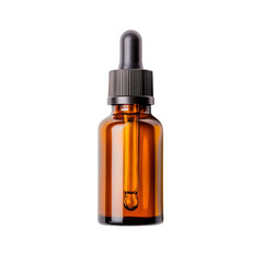Amber essential oil bottle with dropper, perfect for aromatherapy and wellness