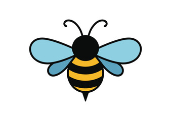 Bee Vector Illustration, Bee Icon