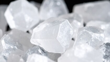 Obraz premium Close Up Of White Sugar Crystals