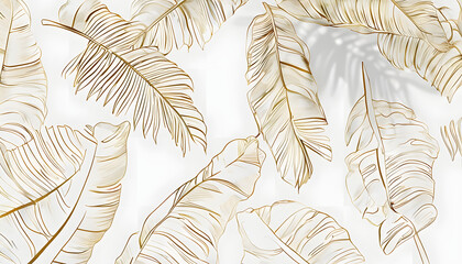 palm leaves background