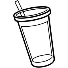 Lab Test Cup Outline Design