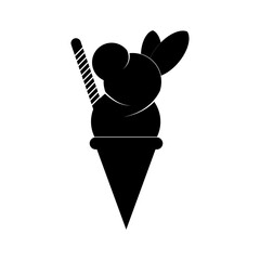 delicious ice cream design illustration