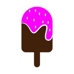 delicious ice cream design illustration