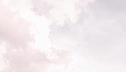 柔らかなピンクの雲が広がるミニマルなテクスチャ背景