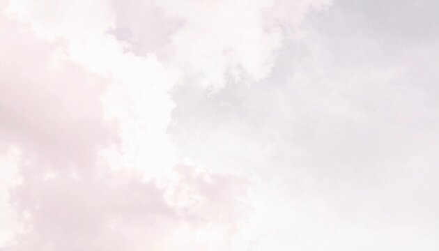 柔らかなピンクの雲が広がるミニマルなテクスチャ背景