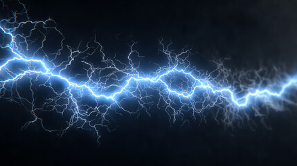 Obraz premium A stunning display of electric lightning bolts illuminating the dark sky, showcasing the power and beauty of natural phenomena.