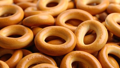 Close up of bagels