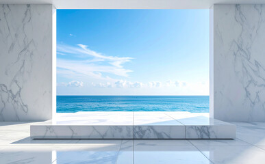 Fototapeta premium 綺麗な海の背景 