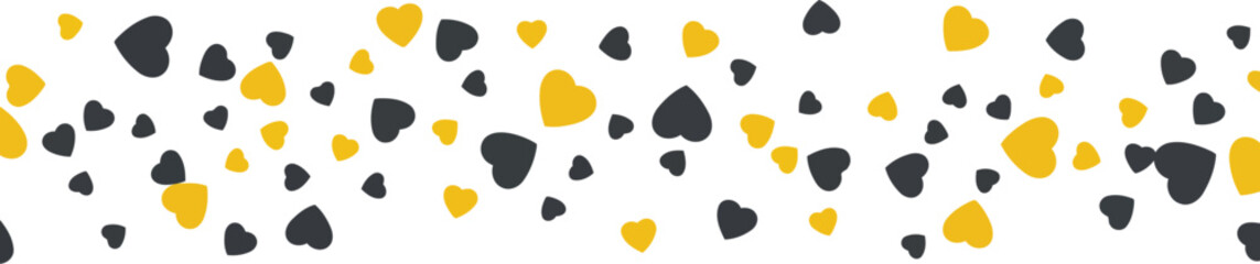 Abstract brush strokes pattern mustard yellow black white