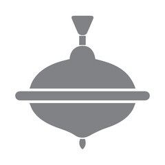 spinning toy icon, gasing