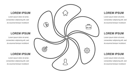 Unique Infographics Circular Diagrams and Triangle Charts