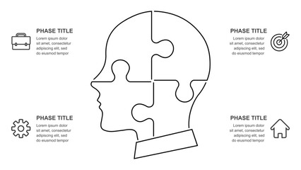 Circular Business Process Infographic Template