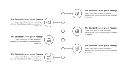Circular Business Process Infographic Template