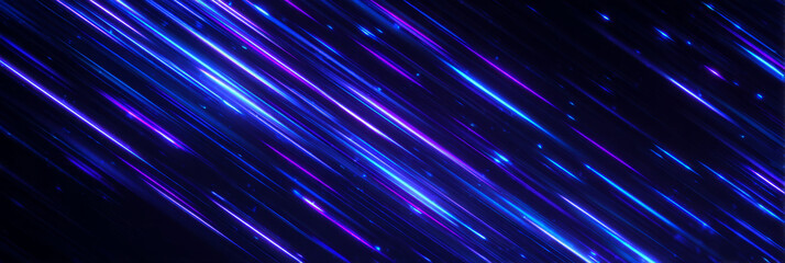 bold glowing light bursts and diagonal neon lines creating energetic motion