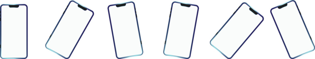 Smartphone icons vector bundle featuring clean, versatile symbols for mobile apps, interfaces, and digital communication.