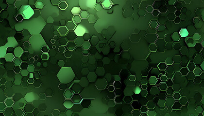 abstract green background with bubbles