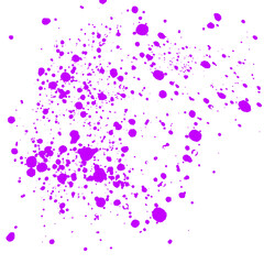 Schizzo di pittura viola. Spruzzo di pittura viola
