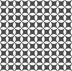 Seamless vintage geometric hexagon mosaic pattern, with a gray metallic texture, for stylish retro tile, wallpaper, or fabric decoration