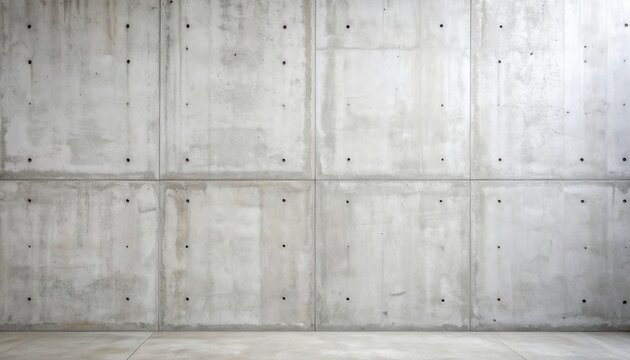 Panel de concreto liso estilo arquitect&oacute;nico moderno y limpio
