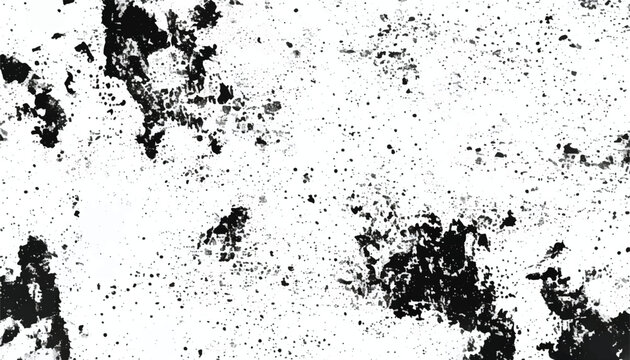 Abstract grunge black and white distressed texture background. Grunge overlay background. Monochrome Texture.