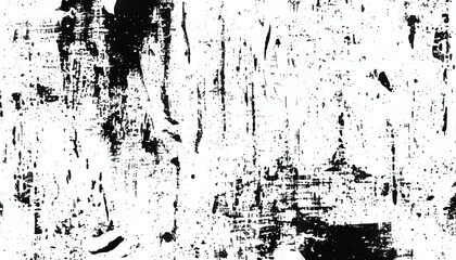 Abstract grunge black and white distressed texture background. Grunge overlay background. Monochrome Texture.