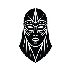 Data mask used in tribal courtship design