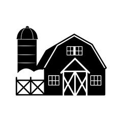 barn vector illustration