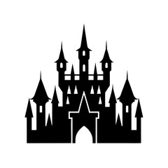 Obraz premium castle vector illustration