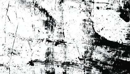 Abstract grunge black and white distressed texture background. Grunge overlay background. Monochrome Texture.