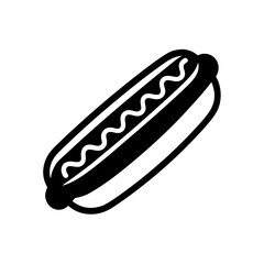 hot dog vector illustration
