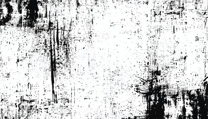 Abstract grunge black and white distressed texture background. Grunge overlay background. Monochrome Texture.