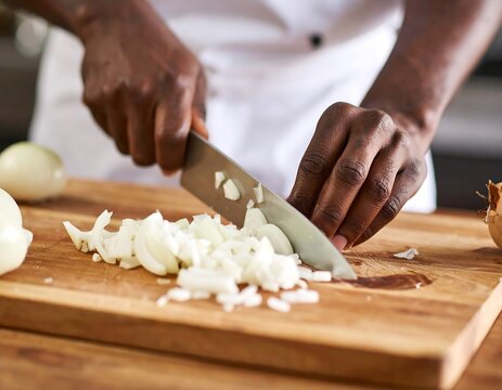 Chef chopping onions (2)