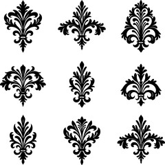 Elegant Decorative Divider Collection Vector Bundle