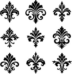 Elegant Decorative Divider Collection Vector Bundle