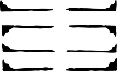 Vintage Floral Ornament Set vector 