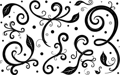 Elegant Decorative Divider Collection Vector Bundle